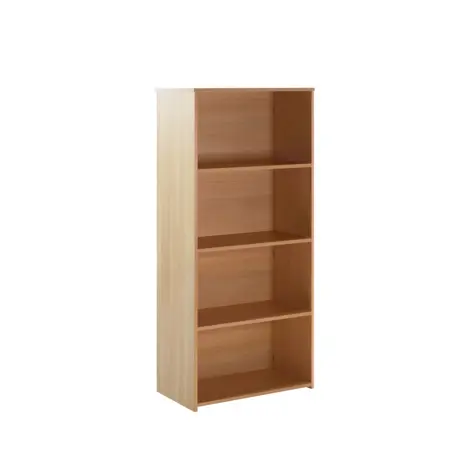 Bookcase (Solid Back Panels) - 1600 - Beech